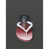 Chinelo Masculino Degradê Calvin Klein Swimwear - Vermelho Escuro - 4