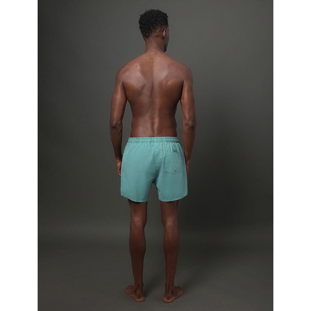 Shorts D'Água Masculino Pigmento Calvin Klein Swimwear - Verde - 2