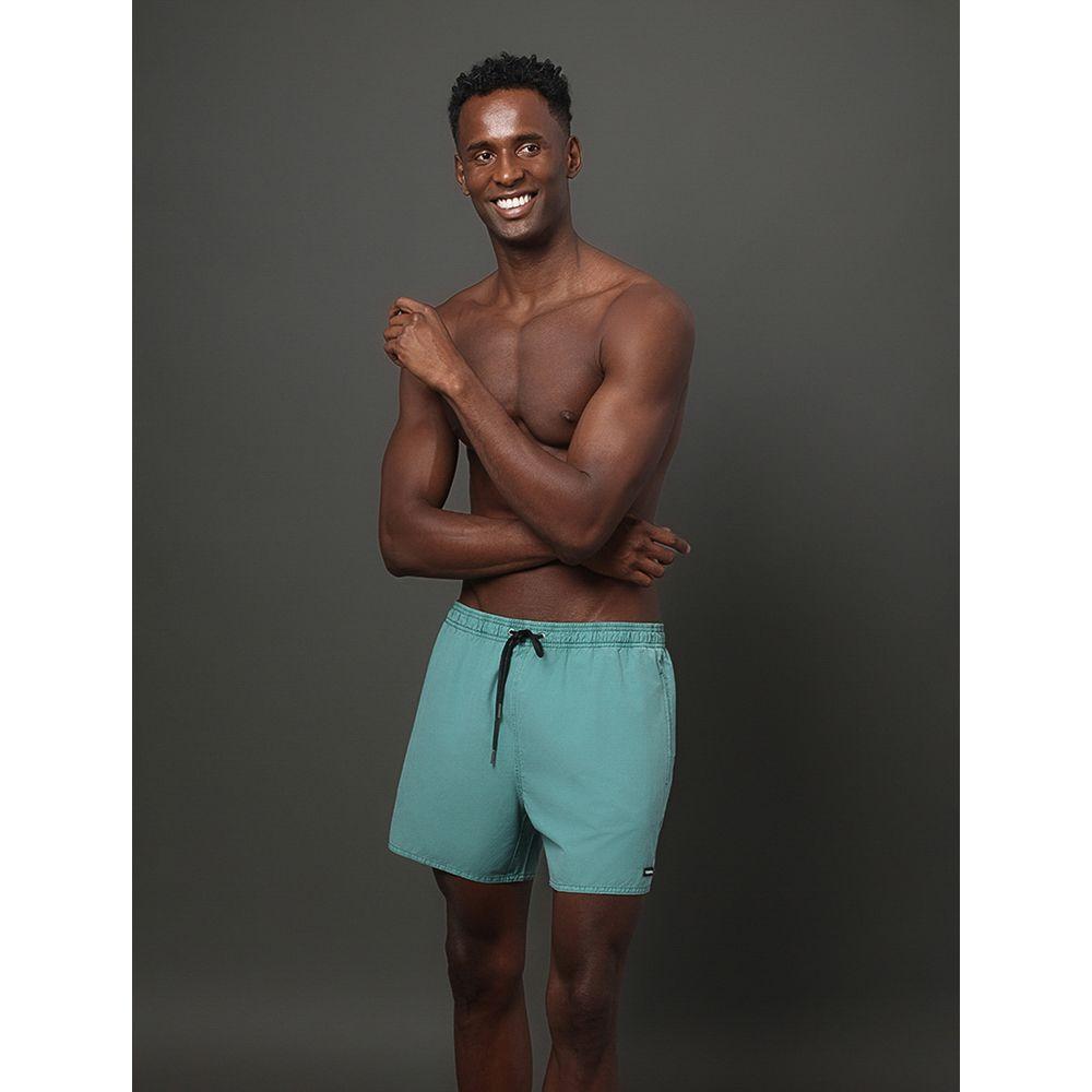 Shorts D'Água Masculino Pigmento Calvin Klein Swimwear - Verde - 5