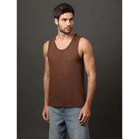 Regata Masculina Logo Calvin Klein Jeans - Marrom - 1