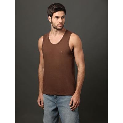 Regata Masculina Logo Calvin Klein Jeans - Marrom