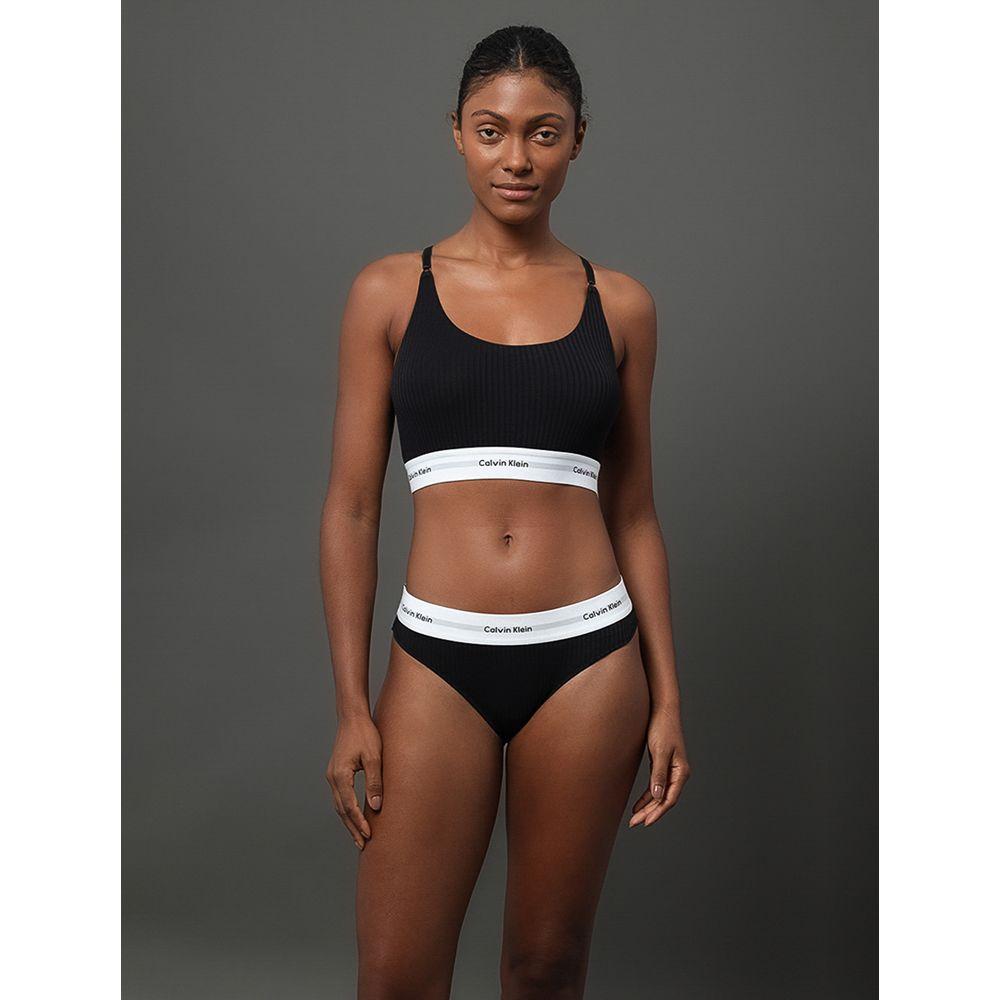 Top Nadador Feminino Modal Modern Calvin Klein Underwear - Preto - 1