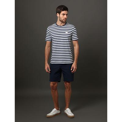 Camiseta Masculina Listrado Calvin Klein Jeans - Marinho