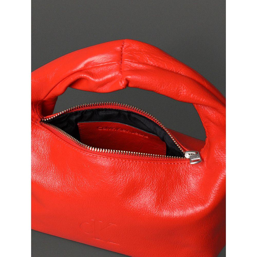 Bolsa Pequena Feminina Fluffy Calvin Klein Jeans - Vermelho - 3