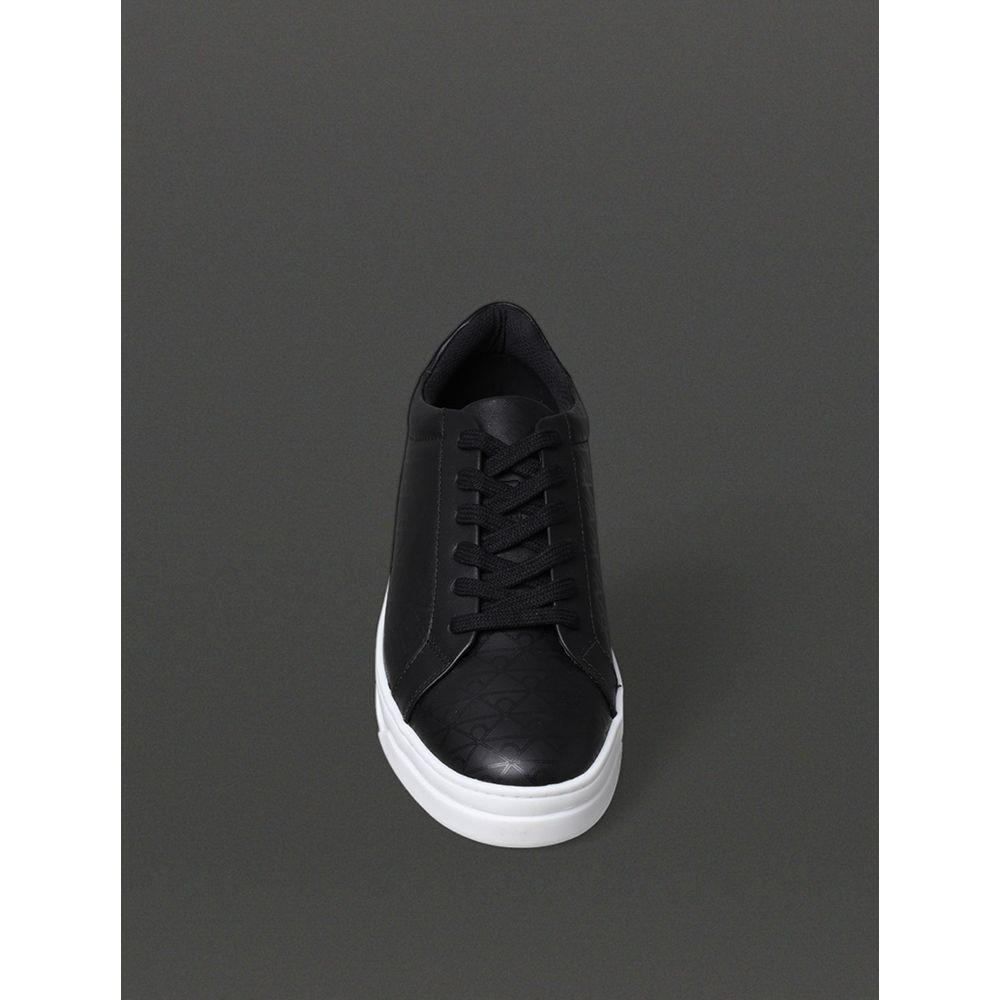 Tênis Masculino Estampa Full Calvin Klein - Preto - 4