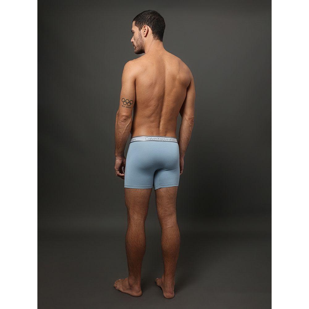 Cueca Boxer Modal Tonal Calvin Klein Underwear - Azul Claro - 2