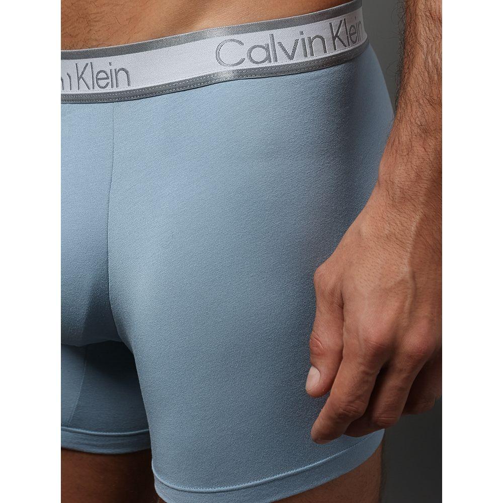 Cueca Boxer Modal Tonal Calvin Klein Underwear - Azul Claro - 4