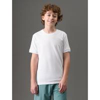 Camiseta Menino Malhão Com Punhos Calvin Klein Jeans - Branco - 1