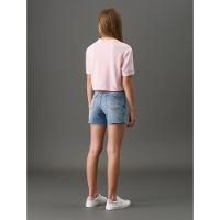Camiseta Menina Foil Calvin Klein Jeans - Rosa Claro - 2