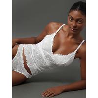 Camisete Feminina Renda Calvin Klein Underwear - Off White - 5