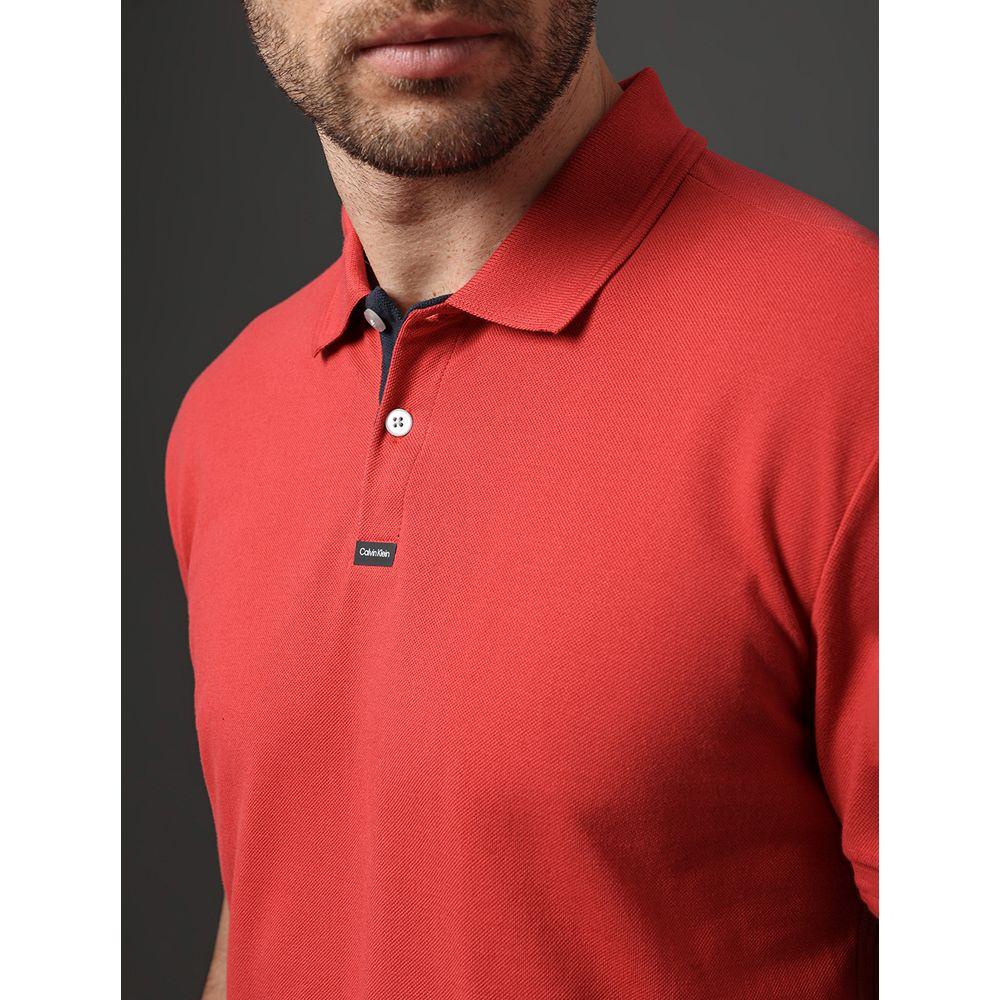 Polo Masculina Premium Calvin Klein - Vermelho - 4