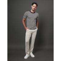 Camiseta Masculina Tricot Listras Calvin Klein - Marinho - 5