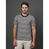 Camiseta Masculina Tricot Listras Calvin Klein - Marinho - 1