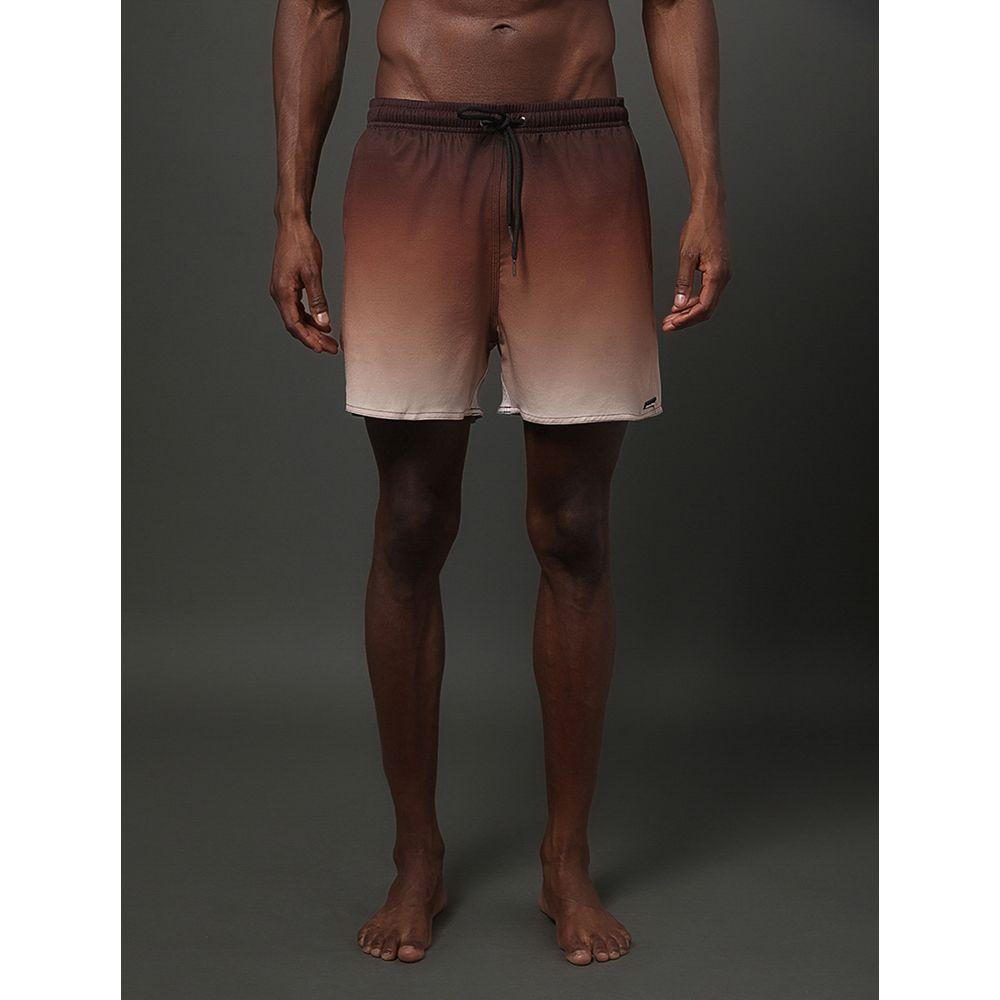 Shorts D'Água Masculino Degradê Calvin Klein Swimwear - Havana - 1