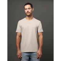 Camiseta Masculina Logo Calvin Klein Jeans - Caqui Claro - 1
