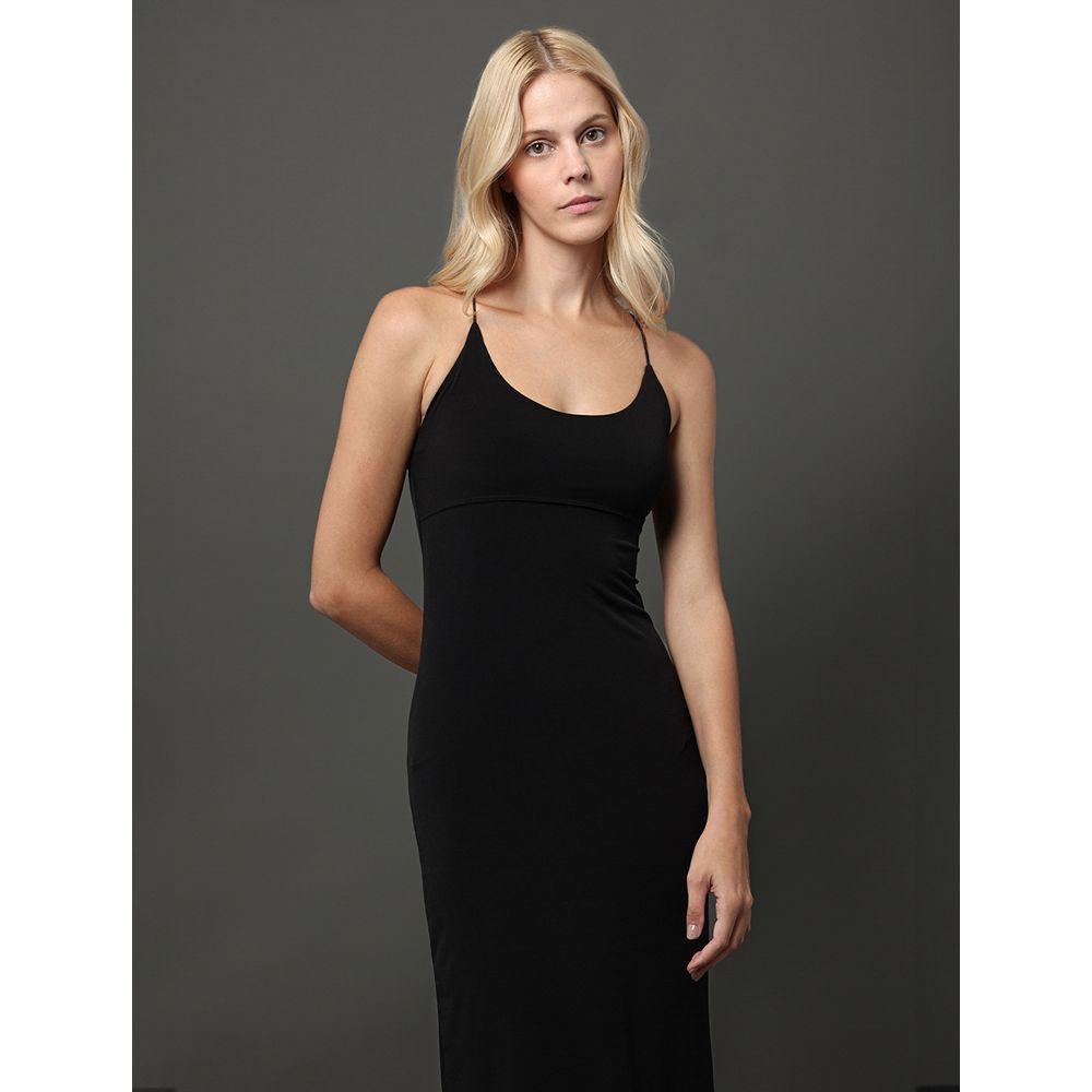 Vestido Feminino Malha Jersey Calvin Klein Jeans - Preto - 5