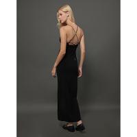 Vestido Feminino Malha Jersey Calvin Klein Jeans - Preto - 2