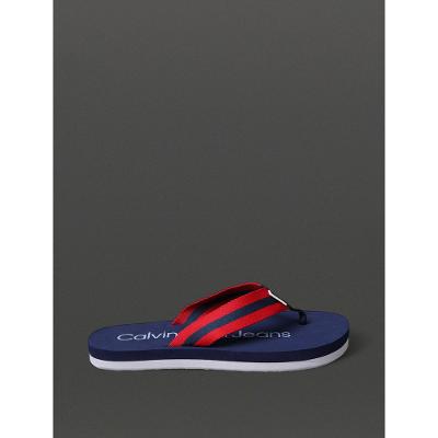 Chinelo Masculino Cadarço Stripe Calvin Klein Jeans - Marinho