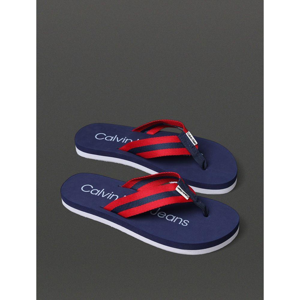 Chinelo Masculino Cadarço Stripe Calvin Klein Jeans - Marinho - 2