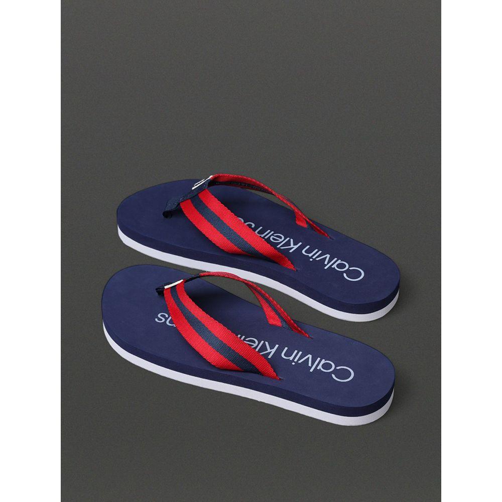 Chinelo Masculino Cadarço Stripe Calvin Klein Jeans - Marinho - 3