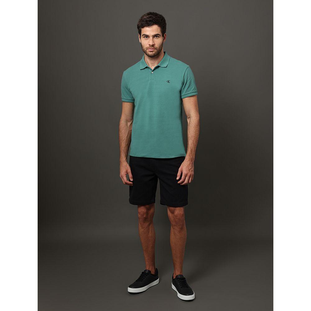 Bermuda Masculina Moletom Calvin Klein Jeans - Preto - 3