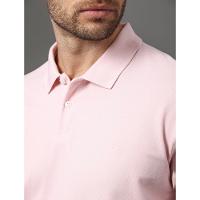 Polo Masculina Regular Sem Friso Calvin Klein - Rosa Claro