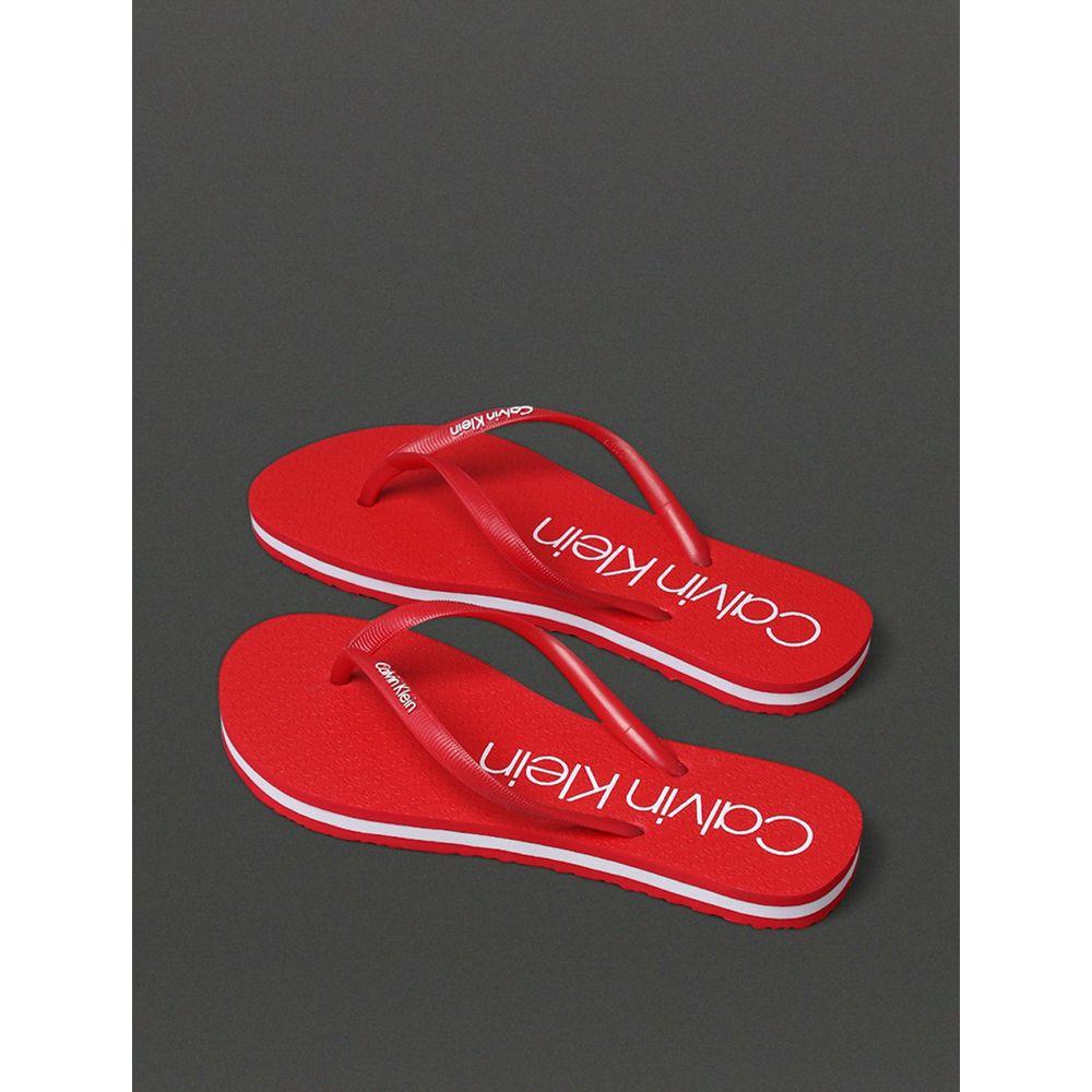Chinelo Feminino Calvin Klein Swimwear - Vermelho - 3