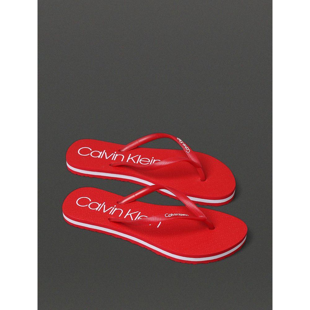Chinelo Feminino Calvin Klein Swimwear - Vermelho - 2