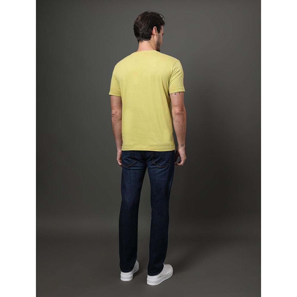 Camiseta Masculina Meia Malha Calvin Klein - Verde Pistache - 2