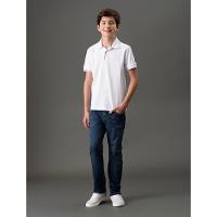Polo Menino Etiqueta Manga Calvin Klein Jeans - Branco - 3