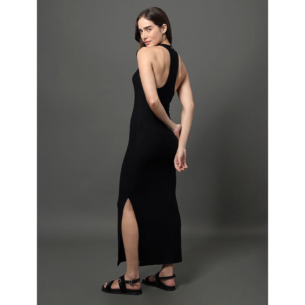 Vestido Feminino Ribana Nadador Calvin Klein Jeans - Preto - 2