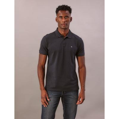 Polo Masculina Logo Bordado Calvin Klein Jeans - Marinho