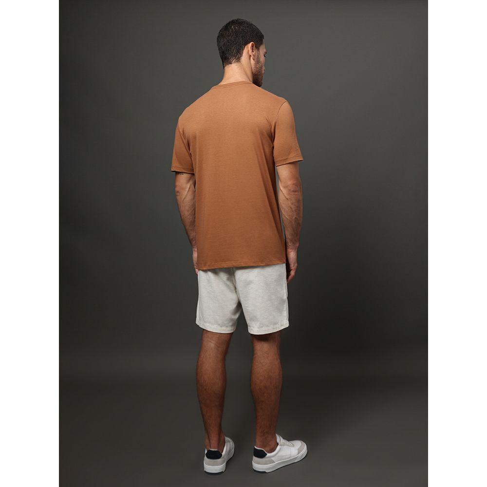 Camiseta Masculina Logo Calvin Klein Jeans - Havana - 2