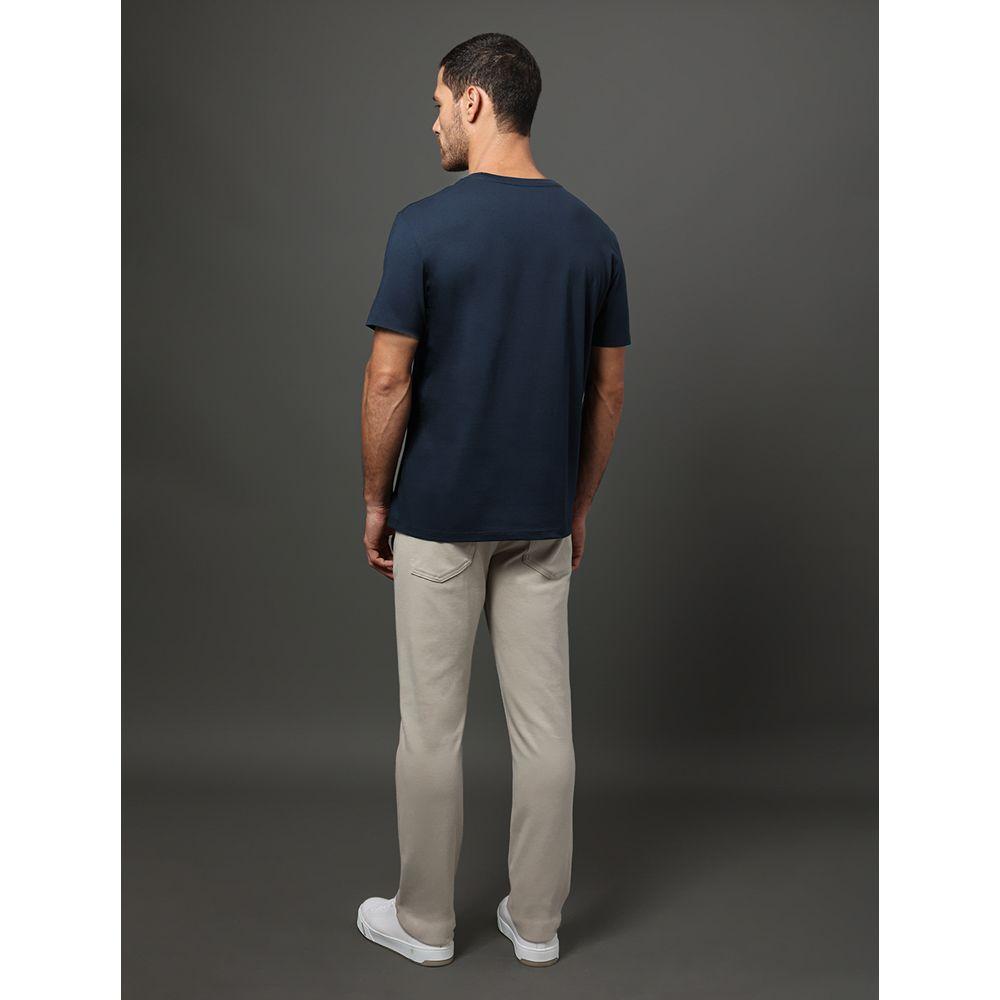 Camiseta Masculina Patch Manga Calvin Klein Jeans - Marinho - 2