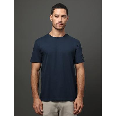 Camiseta Masculina Patch Manga Calvin Klein Jeans - Marinho