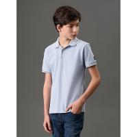 Polo Menino Etiqueta Manga Calvin Klein Jeans - Lavanda - 1