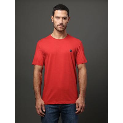 Camiseta Masculina Patch Calvin Klein Jeans - Vermelho