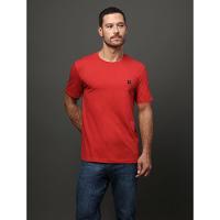 Camiseta Masculina Patch Calvin Klein Jeans - Vermelho - 5