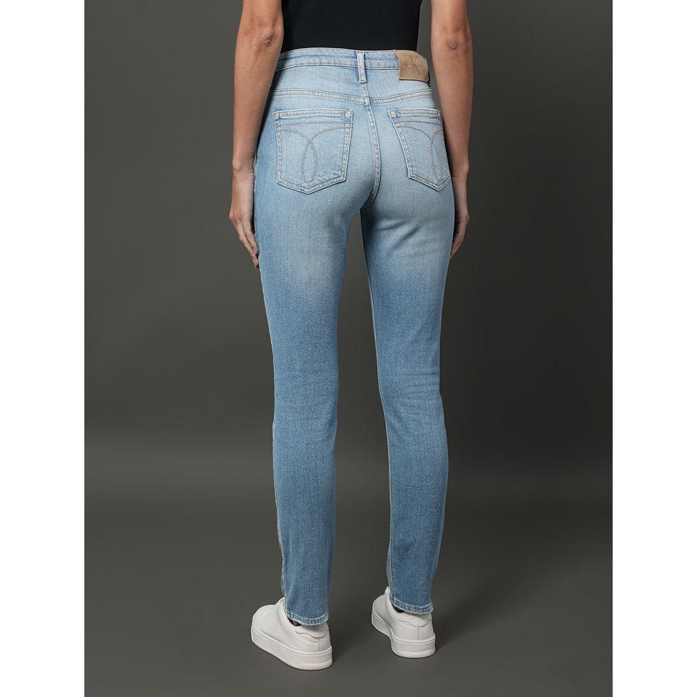 Calça Jeans Feminina Slim 5 Pockets Calvin Klein Jeans - Azul Claro - 2