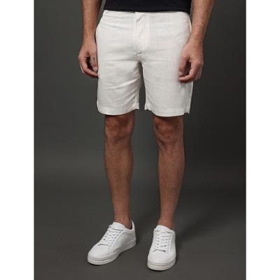 Bermuda Masculina Linho Flamê Calvin Klein - Off White