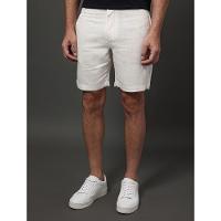 Bermuda Masculina Linho Flamê Calvin Klein - Off White - 1