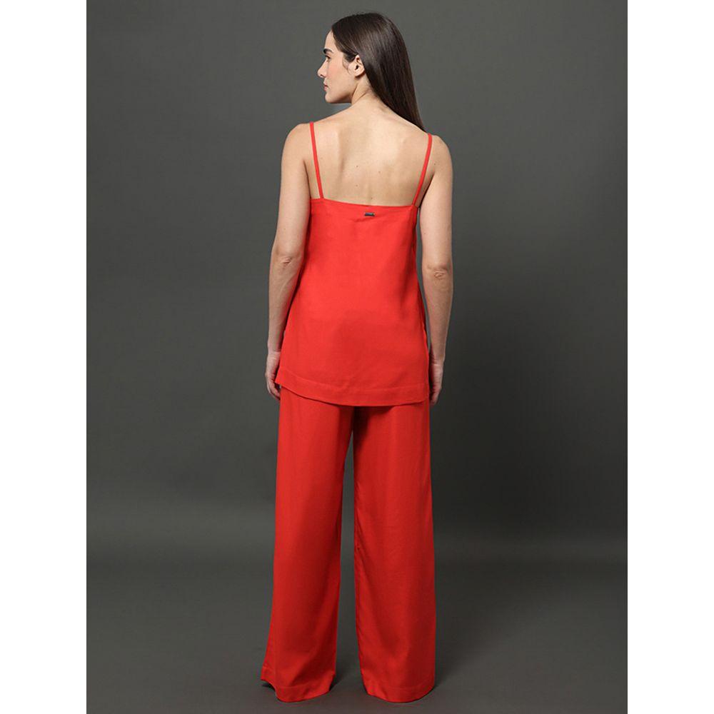 Top Feminino Alongado Calvin Klein Jeans - Vermelho - 2