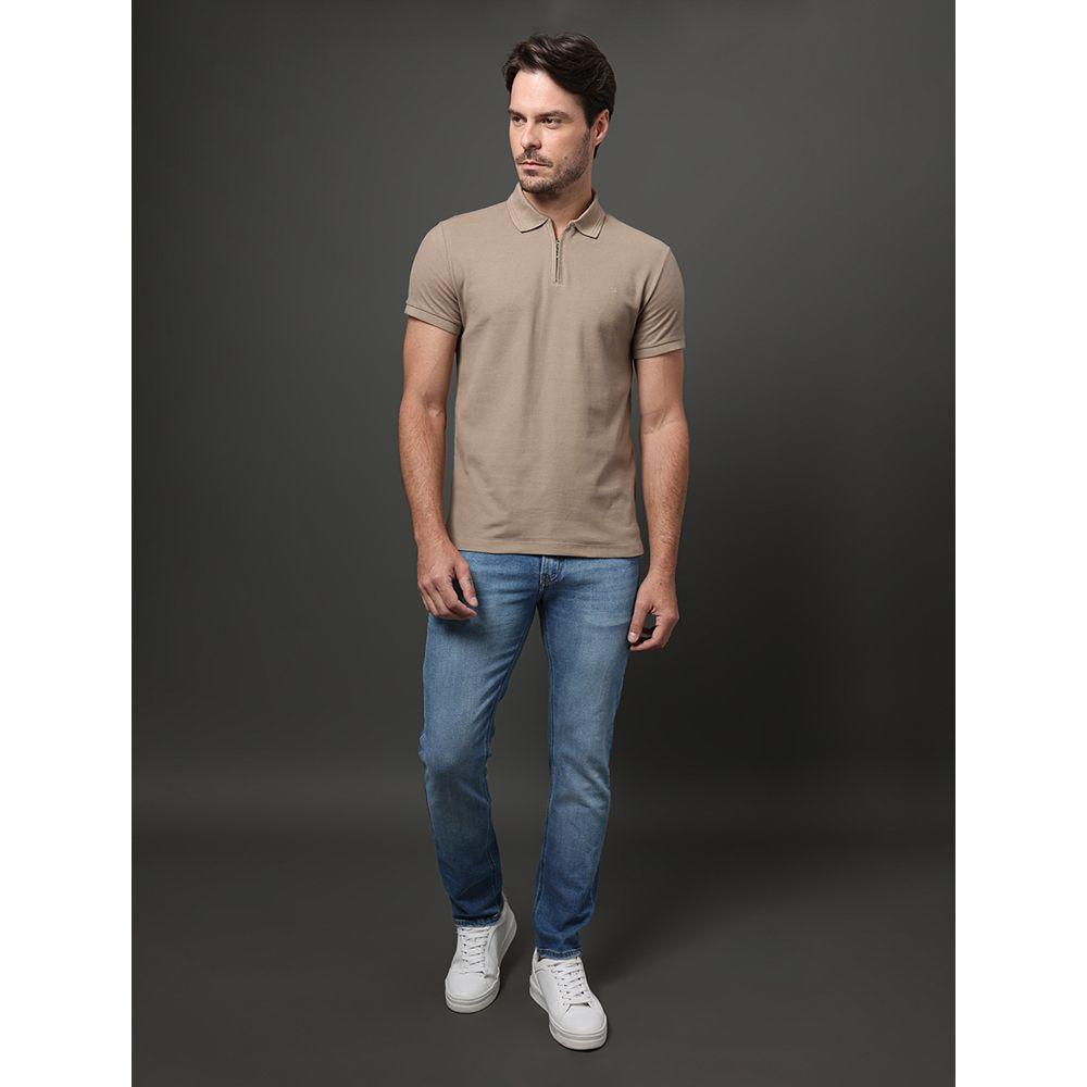 Calça Jeans Masculina Skinny 5 Pockets Calvin Klein - Azul Médio - 3