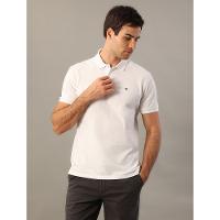 Polo Masculina Logo Bordado Calvin Klein Jeans - Branco 2 - 5
