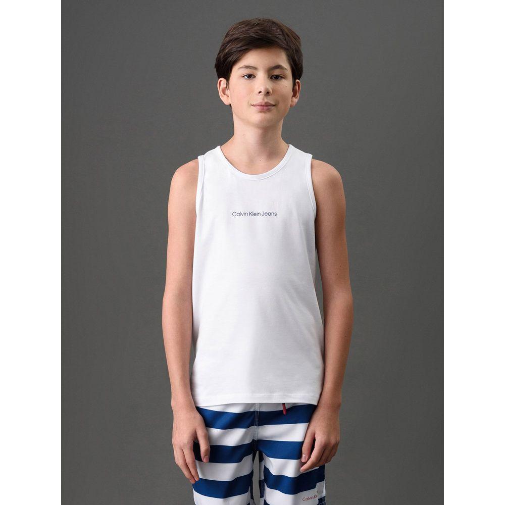 Regata Menino No Boundaries Calvin Klein Jeans - Branco - 1