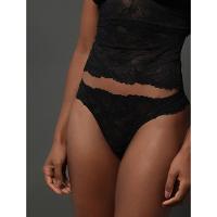 Calcinha Fio Dental Bridal Lace Calvin Klein Underwear - Preto - 3