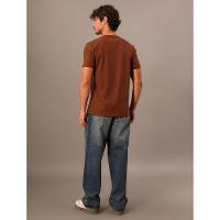 Camiseta Masculina Logo Calvin Klein Jeans - Marrom - 7