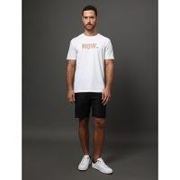 Camiseta Masculina Now Calvin Klein Jeans - Branco - 3