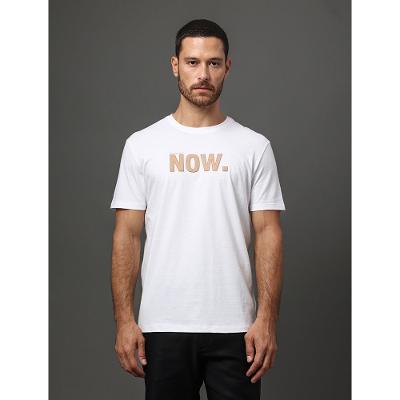 Camiseta Masculina Now Calvin Klein Jeans - Branco