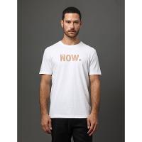 Camiseta Masculina Now Calvin Klein Jeans - Branco - 1